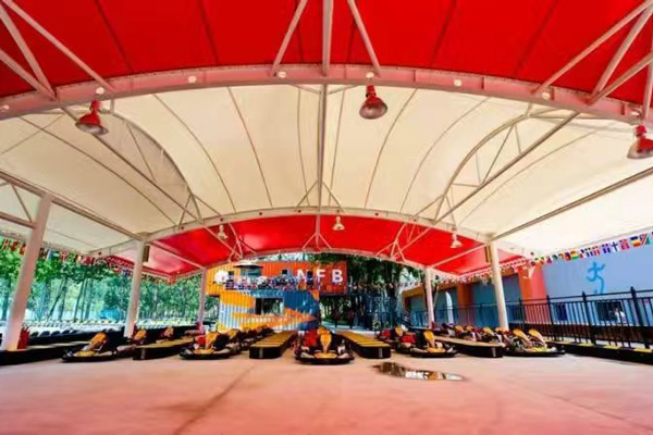 透光的沈陽張拉膜罩棚，帶領潮流，成為城市新寵